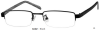 STAINLESS STEEL FRAME-RECTANGULAR-HALF RIM-Custom Reading Glasses-CE6993